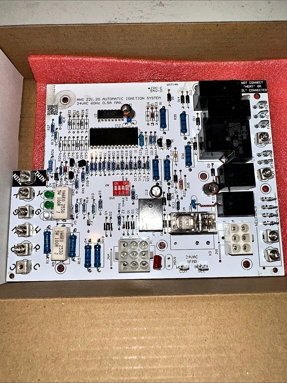 ANS Z21.20 Automatic Ignition System Control Board